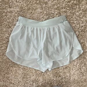 Lululemon Women's Fast and Free Running Shorts - Mint Breeze